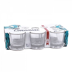 Набор стопок ОСЗ Глория 03с886У код 126927 стеклянных 50 мл 6 шт. Изображение - 1