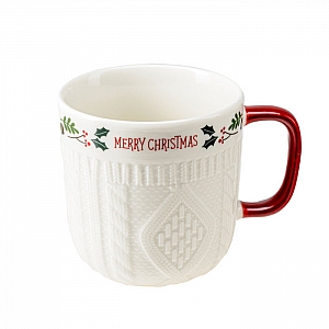 Кружка Новогодняя B499-SU2069 код 291960 керамическая 345 мл. Изображение - 1