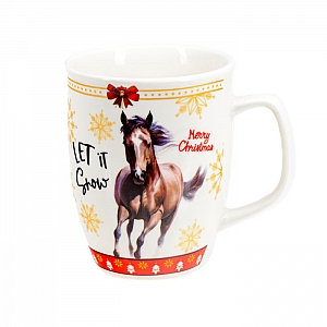 Кружка Лошадь ZPX248708 код 291830 фарфоровая 340 мл. Изображение - 3