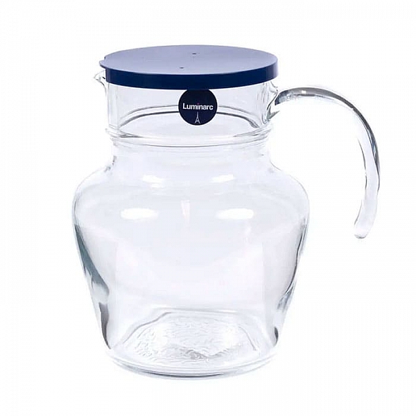 Кувшин Luminarc Florero N8406 код 194292 стеклянный с пластмассовой крышкой 1.4 л