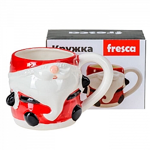 Кружка Fresca Новогодняя BB102547 код 293230 керамическая 400 мл. Изображение - 1