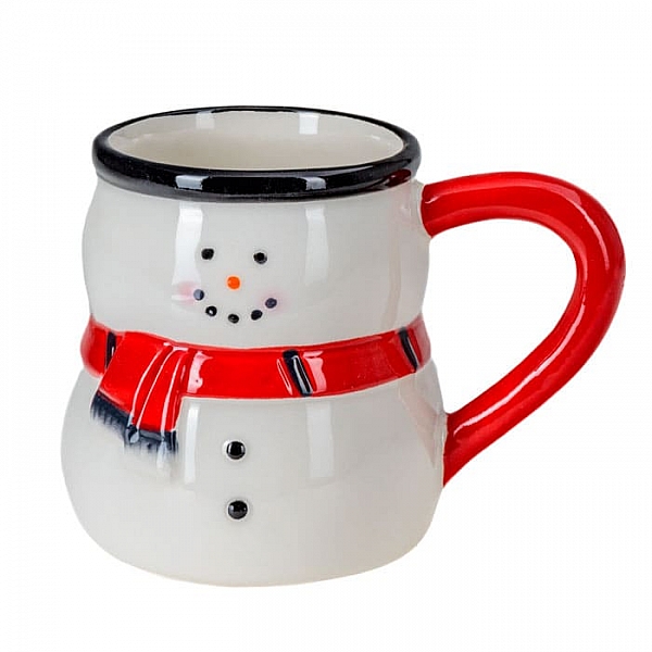 Кружка Fresca Снеговик BB102531 код 293070 керамическая 380 мл