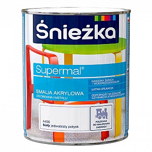 Эмаль Sniezka Supermal 0.8 л белая