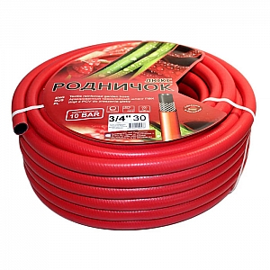 Шланг поливочный РинаПластик Родничок-Люкс ПВХ армированный 3/4