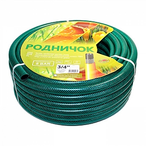 Шланг поливочный ПВХ РинаПластик Родничок армированный 3/4