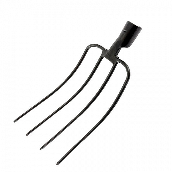 Вилы 4-х рогие Сибртех 638362 сенные кованые без черенка 205*305 мм