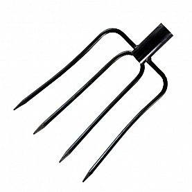 Вилы навозные Станкоинструмент 4-х рогие усиленные порошковая покраска