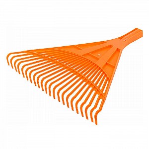 Грабли веерные В106 пластинчатые с тулейкой оранжевые