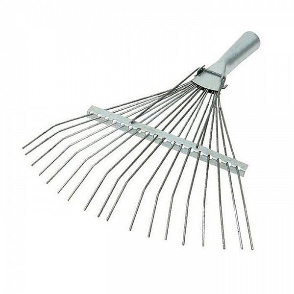 Грабли веерные Агростройлидер САД-09.11 проволочные порошковая окраска 18 зубьев