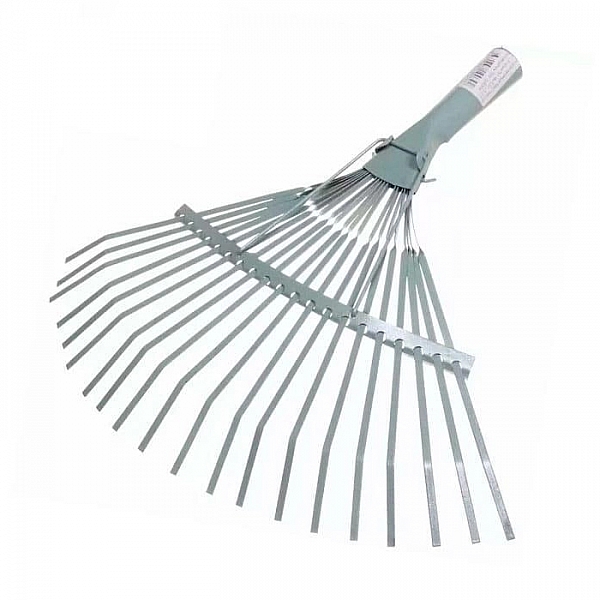 УЦЕНКА Грабли веерные Агростройлидер САД-09.09 пластинчатые 20 зубьев без черенка