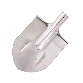 Лопата штыковая Сибртех 614375 нержавеющая сталь ребра жесткости без черенка 200*265 мм