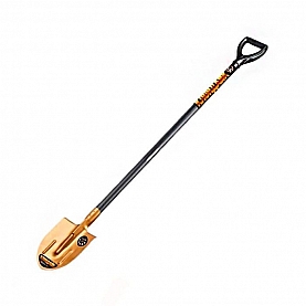 Лопата штыковая Центроинструмент Клондайк 2218-ч с ребрами жесткости