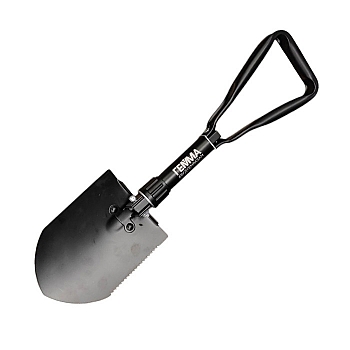 Лопата складная Monogramma Tools Sheffield в чехле c логотипом Гемма