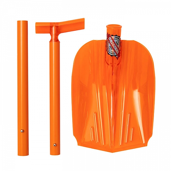 Автолопата Гамма Пласт поликарбонатная оранжевый флюр в чехле
