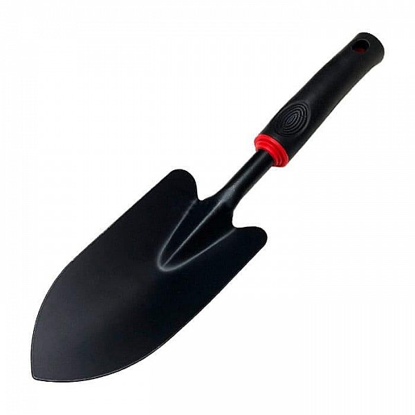 Совок посадочный металлический с пластиковой ручкой TE-21