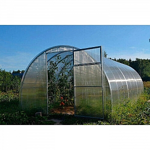 Каркас теплицы труба 40*20 мм шаг 0.67 м + поликарбонат Eco-sot 4*2100*6000 мм. Изображение - 1