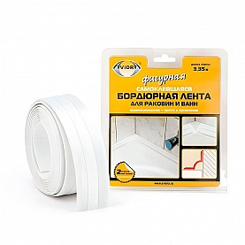 Лента бордюрная фигурная для раковин и ванн Aviora 302-104 3.35 м