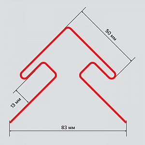 Угол наружный ТехноНиколь Оптима Каштан 50 мм. Изображение - 2