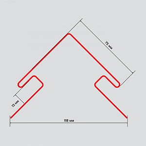 Угол наружный ТехноНиколь Оптима Эдельвейс 75 мм. Изображение - 2