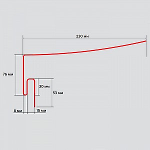 Околооконная планка ТехноНиколь Оптима Жасмин 3 м. Изображение - 2