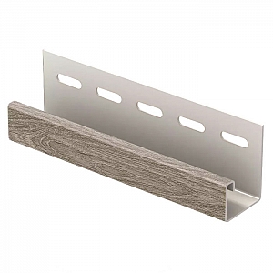 J-планка Ю-Пласт Тимберблок Планкен седой