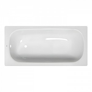 Ванна стальная Виз Donna Vanna DV-63901 160*70*40 см белая с антибактериальным покрытием с опорной подставкой