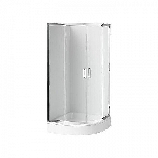 Душевой уголок Deante Funkia KYP_052K 80*80*185 см полукруглая стекло прозрачное