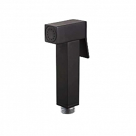 Душевая лейка для биде Hansen H6039-С металл черная квадрат