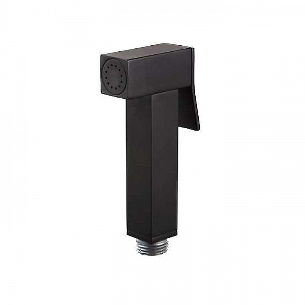 Душевая лейка для биде Hansen H6039-С металл черная квадрат