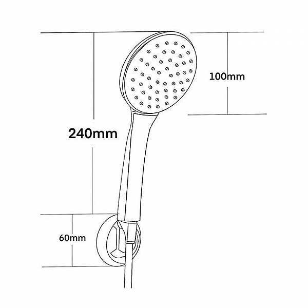 Душевой гарнитур Voda VS100 3 в 1 с ручным душем