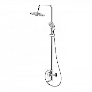 Душевая система Rora Milardo RORSB4FM06 для ванны с верхним душем хром
