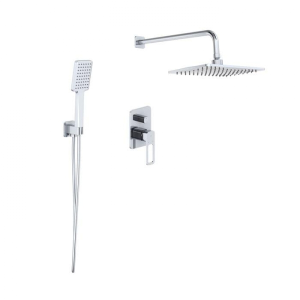 Душевая система Iddis Slide SLISB02i67 скрытого монтажа с тропическим и ручным душем