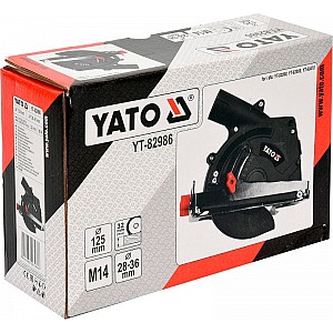 Кожух защитный Yato YT-82986 с пылеотводом для углошлифмашины 125 мм. Изображение - 2