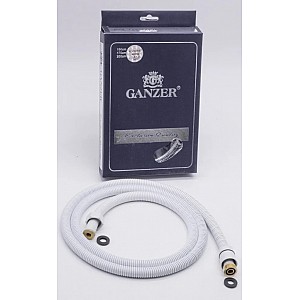 Шланг для душа Ganzer GZ60150--F 150 см раздвижной белый EPDM. Изображение - 1