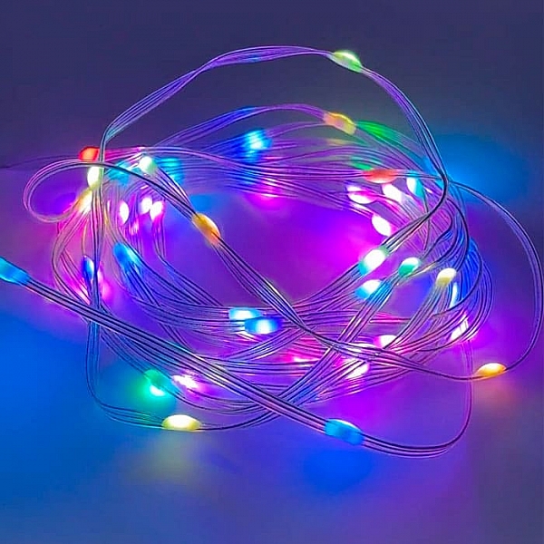 Гирлянда DzivaTek Viasiolka 56802 RGB 10 м от USB умная