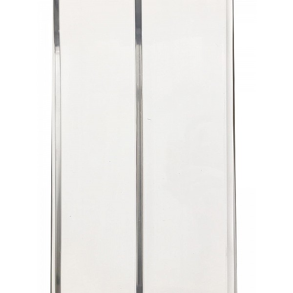 Панель потолочная Ideal Ламини 001-1-G Белый с серебром глянцевый 250*3000 мм