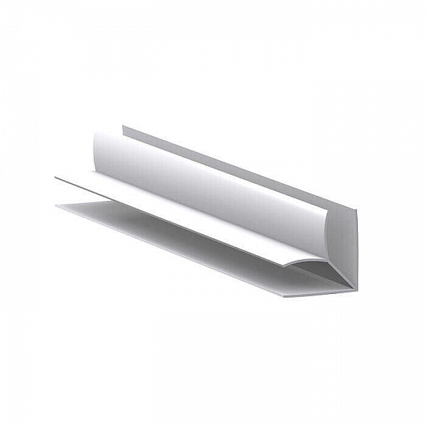 Профиль наружный ПВХ Европрофиль белый матовый 3000 мм