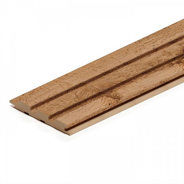 Реечная панель МДФ Stella Beats Light Пекан 16*119*2700 мм