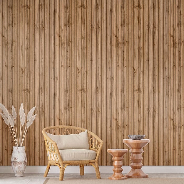 Реечная панель МДФ Stella Beats Light Пекан 16*119*2700 мм