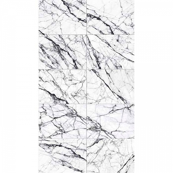 Панель ПВХ КронаПласт Unique Марвин белый 250*2700 мм