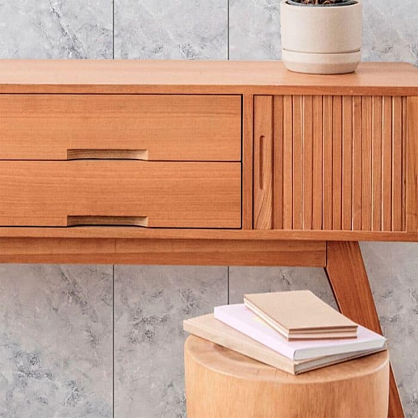 Панель МДФ Stella Classic Premium Бетон Аляска 6*200*2700 мм