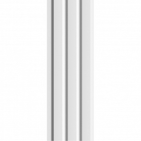 Реечная панель МДФ Stella Beats Standart Белый 16*119*2700 мм