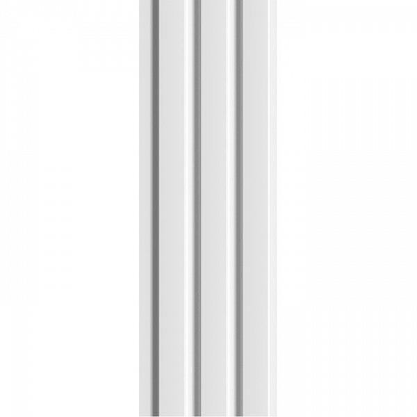Реечная панель МДФ Stella Beats Standart Белый 16*119*2700 мм