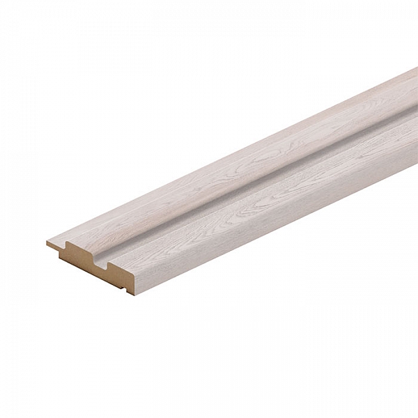 Профиль финиш МДФ Stella Beats Light Ясень Айвори 16*77*2700 мм