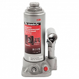 Домкрат Matrix 50717 гидравлический бутылочный 3 т