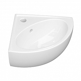 Умывальник Керамин Лаго 55 угловой с креплением