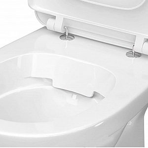 Компакт-унитаз Керамин Альбано R Инкоэр белый с1 с жестким сиденьем. Изображение - 3