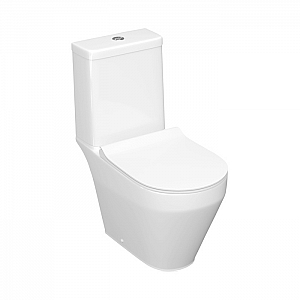 Компакт-унитаз Керамин Бари R Slim МЛ белый с1. Изображение - 2