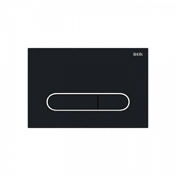 Кнопка для инсталляции Iddis Unifix 071 UNI71MBi77 универсальная матовый черный