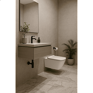 Унитаз подвесной Керамин Трент R безободковый сиденье Slim с микролифтом. Изображение - 4